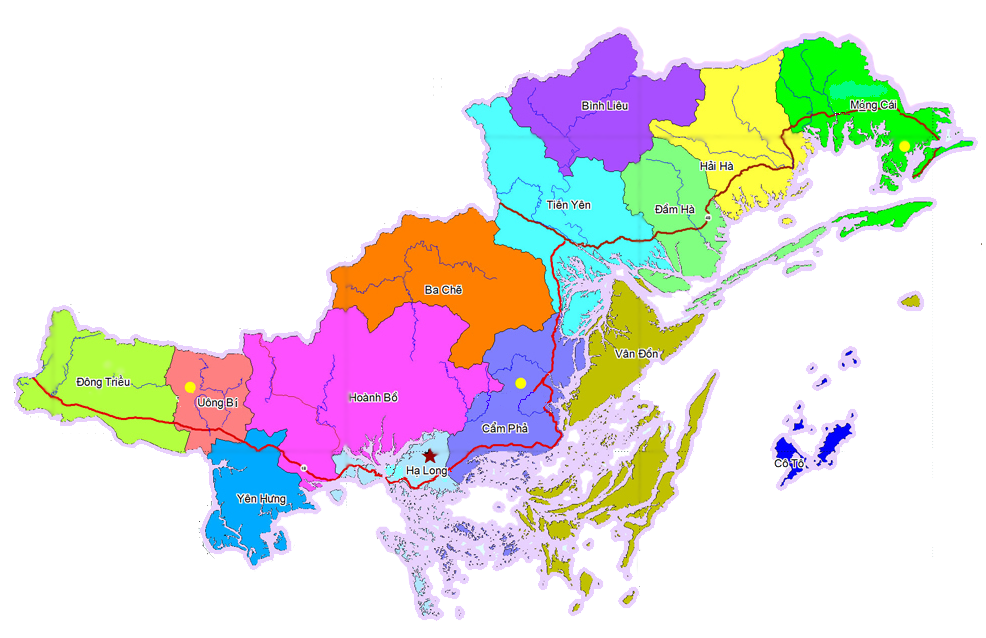 Bản đồ Quảng Nhinh